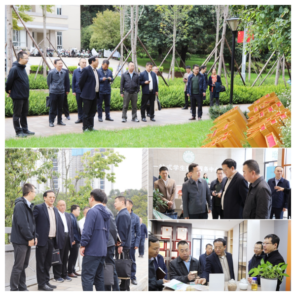 文山学院校领导一行来我校交流座谈