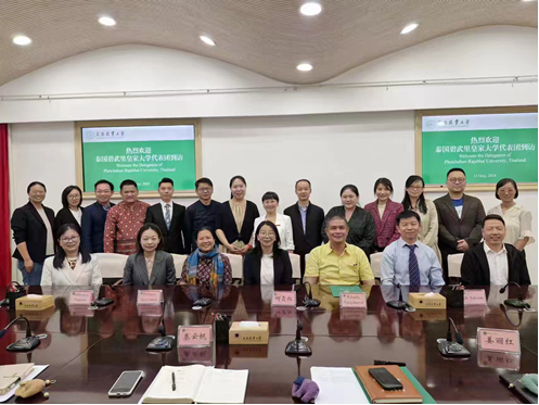 泰国碧武里皇家大学副校长一行到我校访问