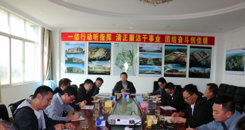 校领导到石林校区建设与管理指挥部调研指导工作